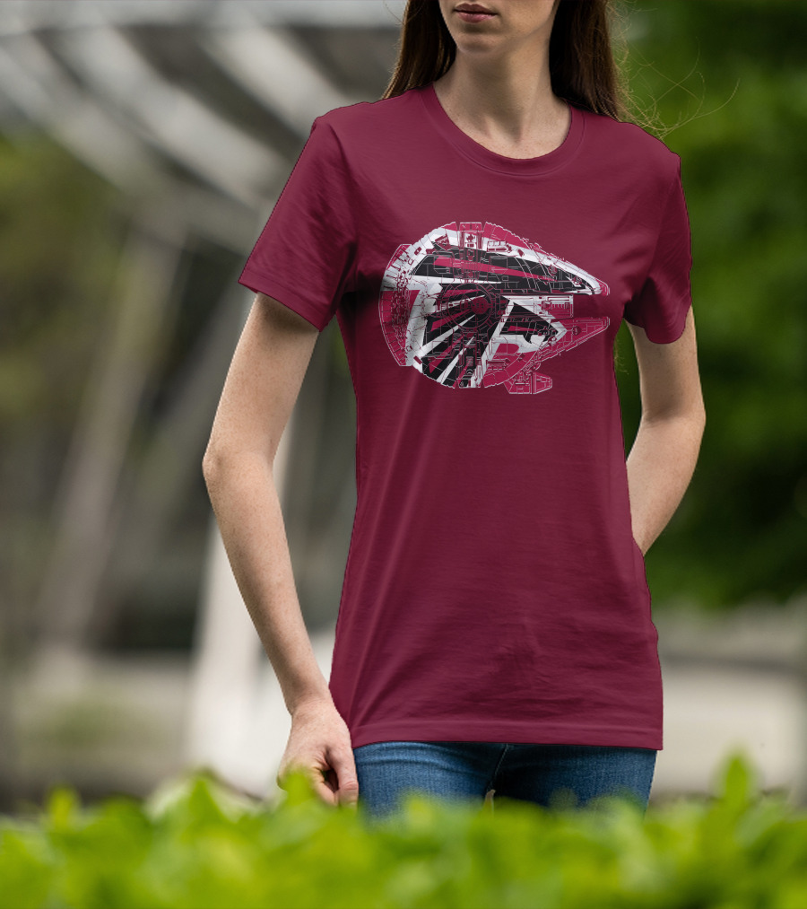 Atlanta Falcons Millennium Falcon 69 Spaceship T-Shirt