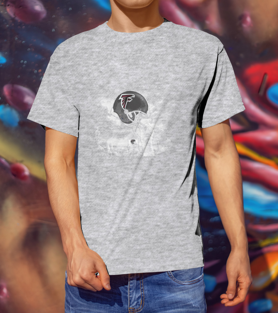 Atlanta Falcons Helmet Football Team T-Shirt