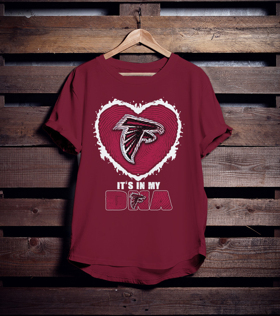 Atlanta Falcons Heart It's In My Dna T-Shirt