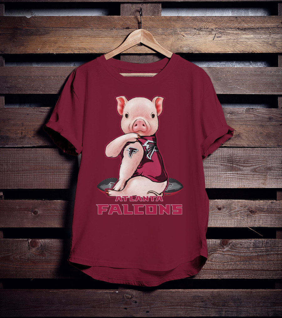 Atlanta Falcons Pig Mascot T-Shirt
