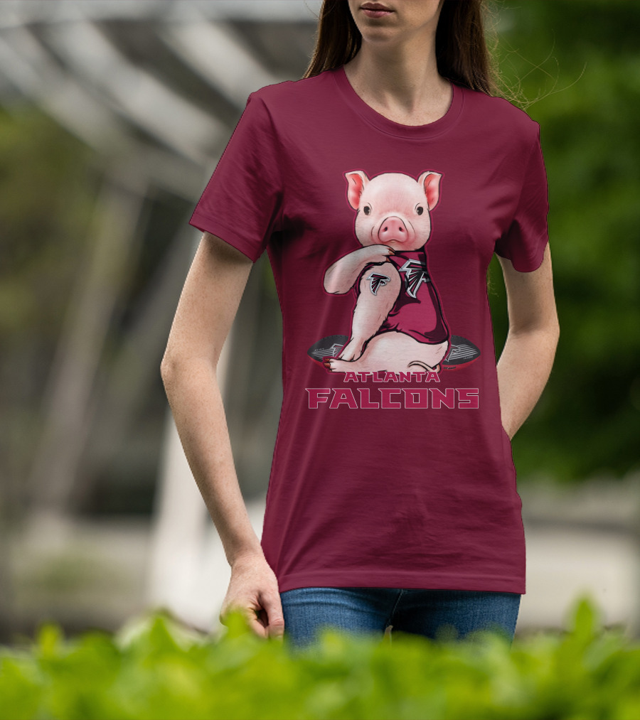 Atlanta Falcons Pig Mascot T-Shirt