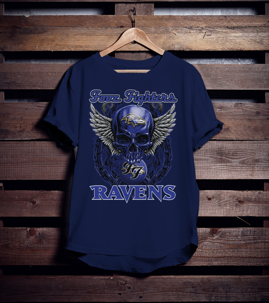 Foo Fighters Ravens Baltimore F7 T-Shirt