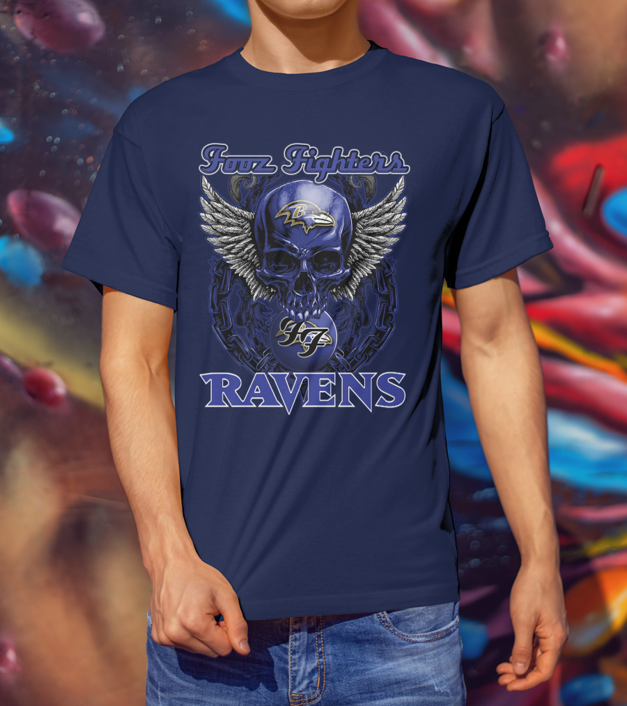 Foo Fighters Ravens Baltimore F7 T-Shirt