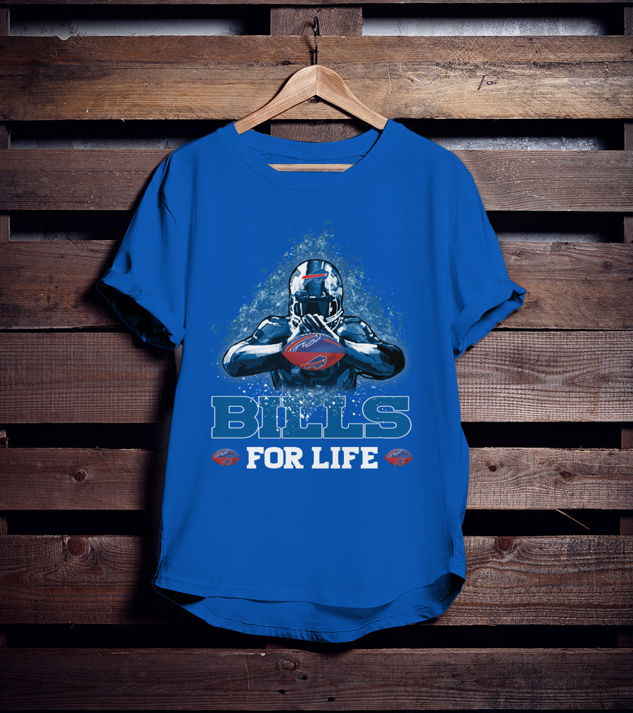 Bills For Life Buffalo Bills Fan Spirit T-Shirt