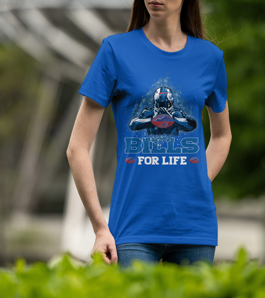 Bills For Life Buffalo Bills Fan Spirit T-Shirt