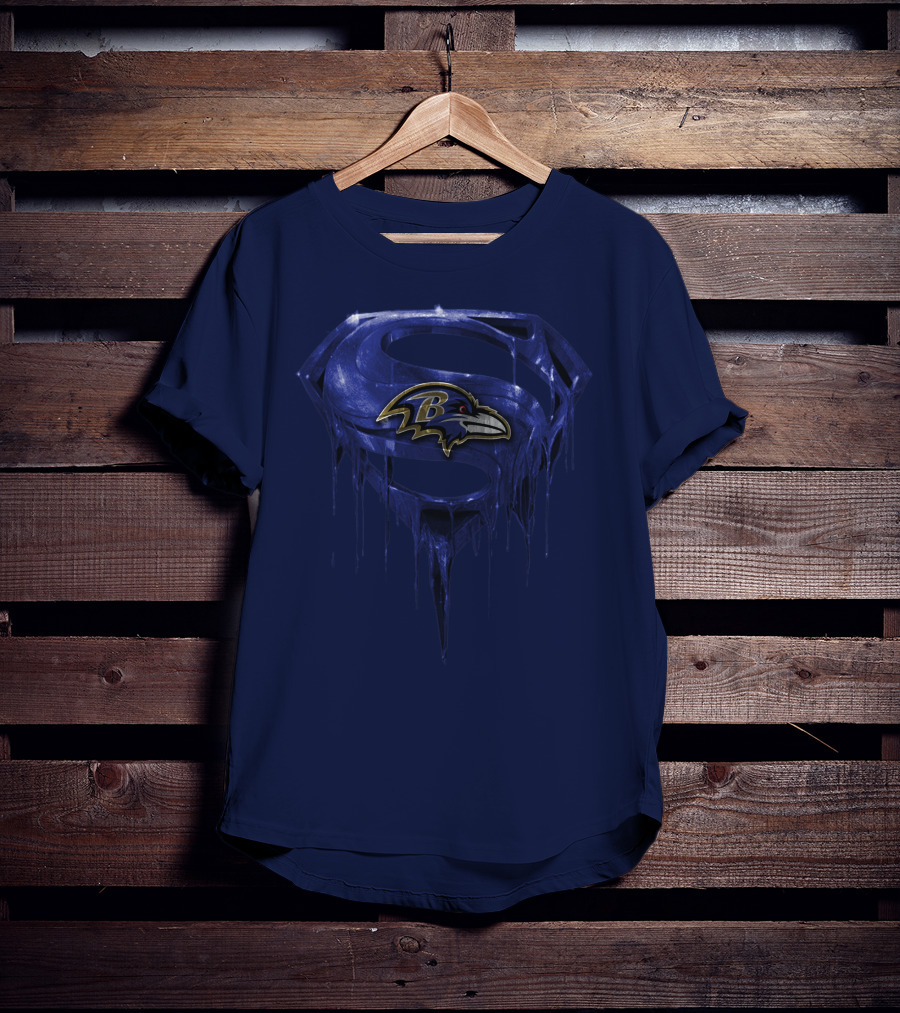 Superman Baltimore Ravens T-Shirt