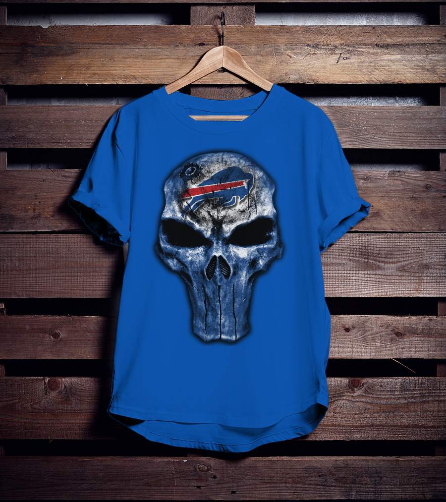 Buffalo Bills Skull Icon T-Shirt