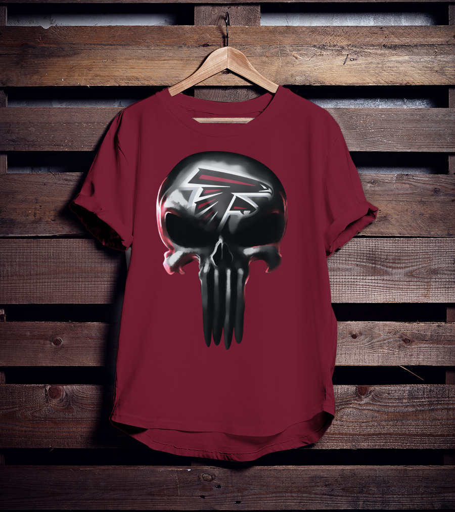 Atlanta Falcons Skull Logo T-Shirt