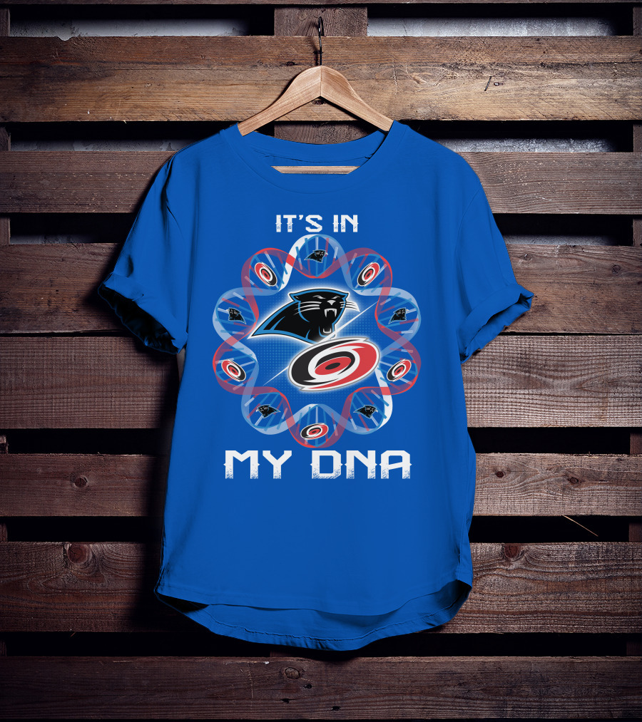 Carolina Panthers And Hurricanes It's In My Dna T-Shirt