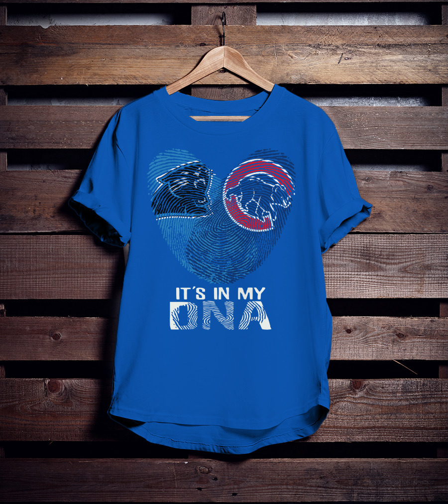 Carolina Panthers Buffalo Bills It's In My Dna T-Shirt