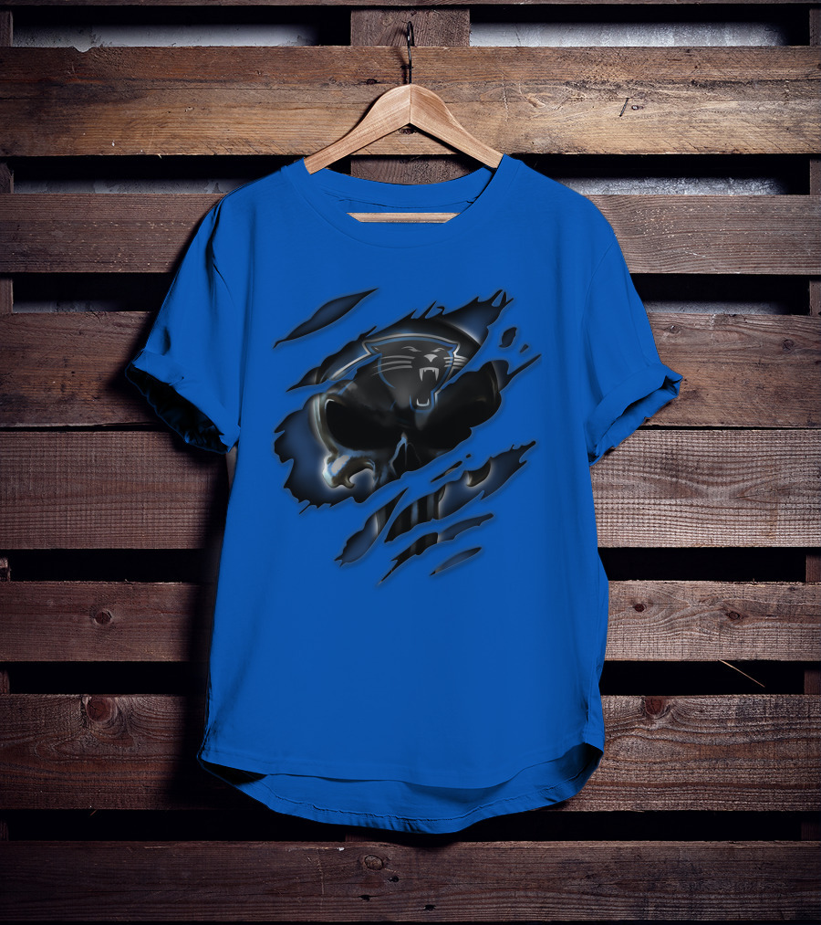 Carolina Panthers 49 Claw Mark T-Shirt