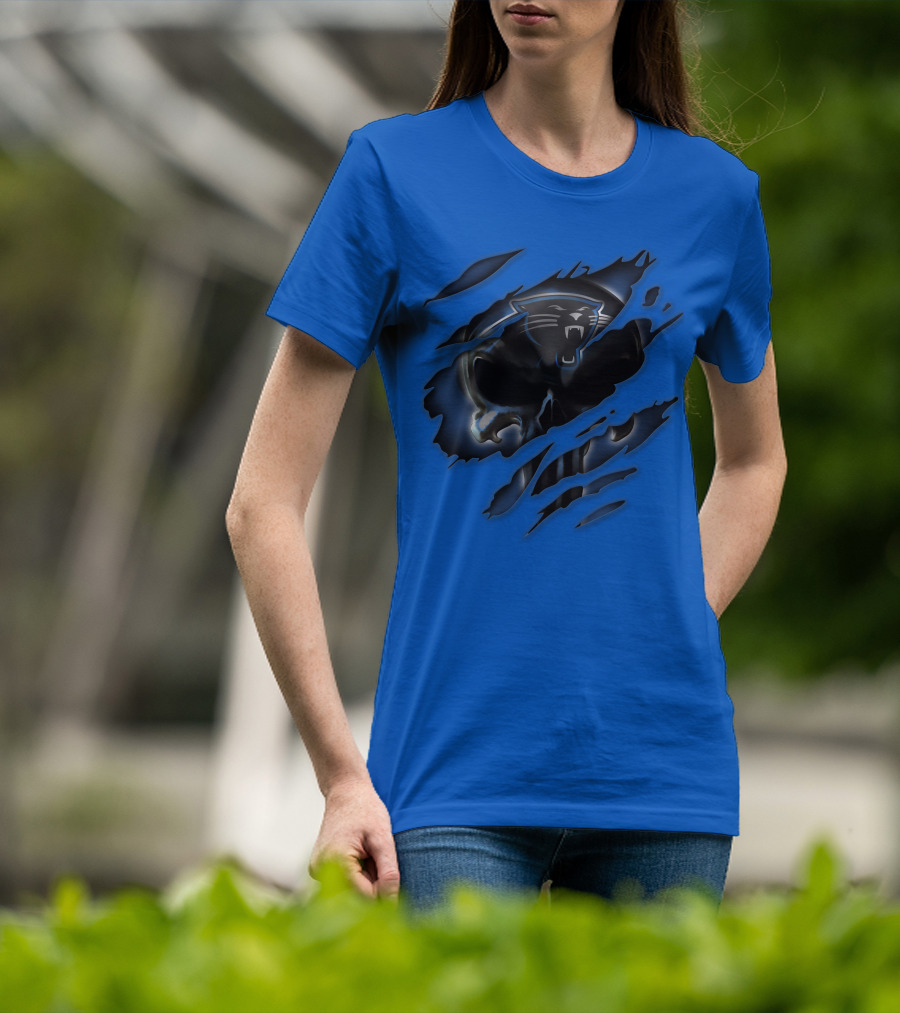 Carolina Panthers 49 Claw Mark T-Shirt