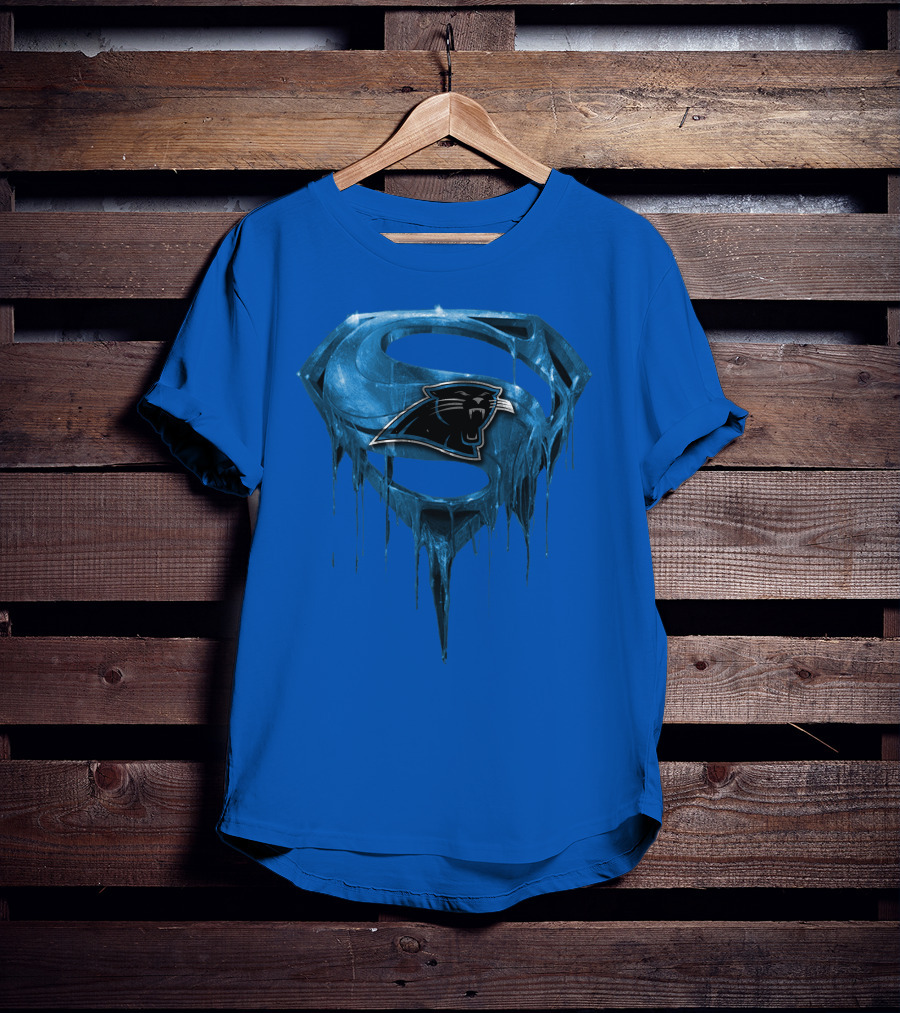 Spm Carolina Panthers Superman Ice T-Shirt