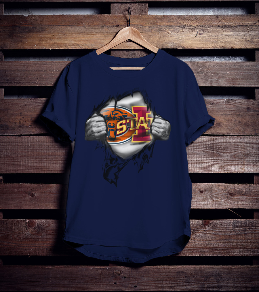 Chicago Bears Iowa State Cyclones T-Shirt