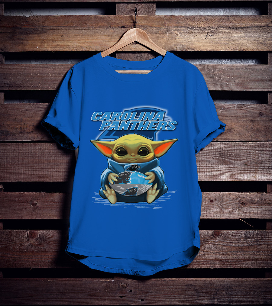 Carolina Panthers Yoda Football Fan T-Shirt