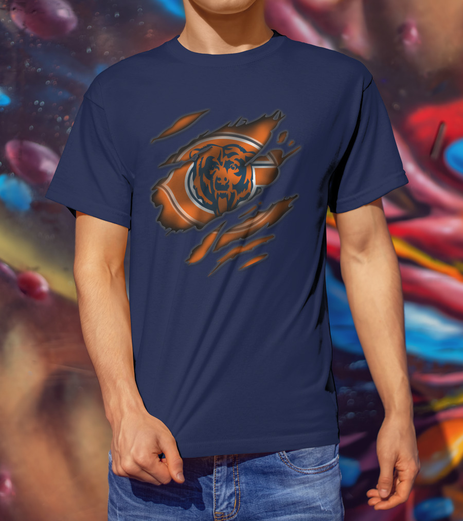 Chicago Bears 42 Claw Scratches T-Shirt