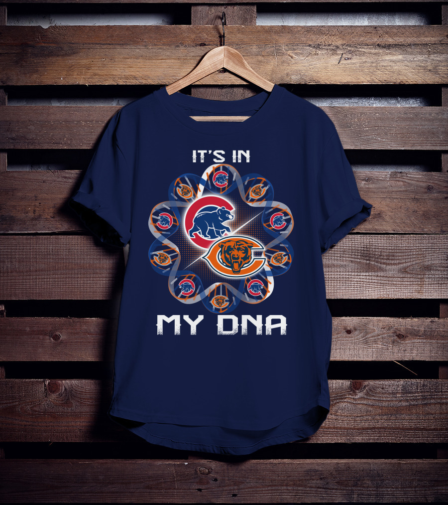 It's In My Dna Chicago Bears Logos T-Shirt