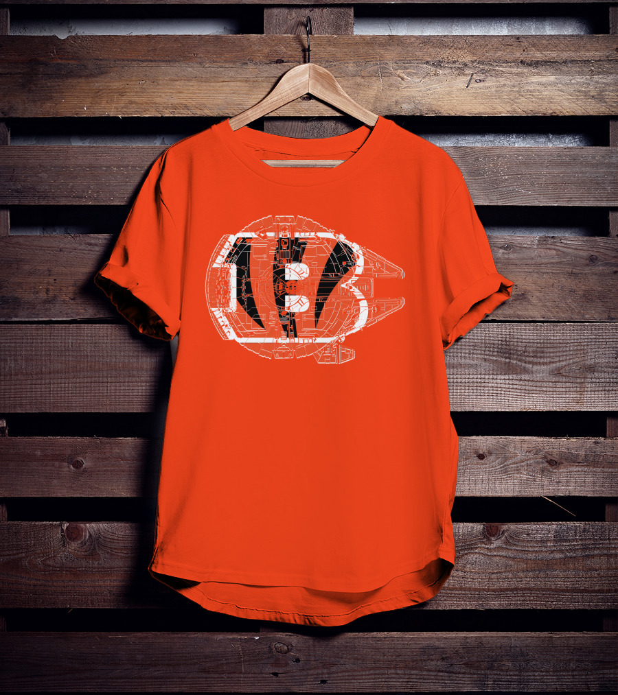 Cincinnati Bengals Millennium Falcon T-Shirt