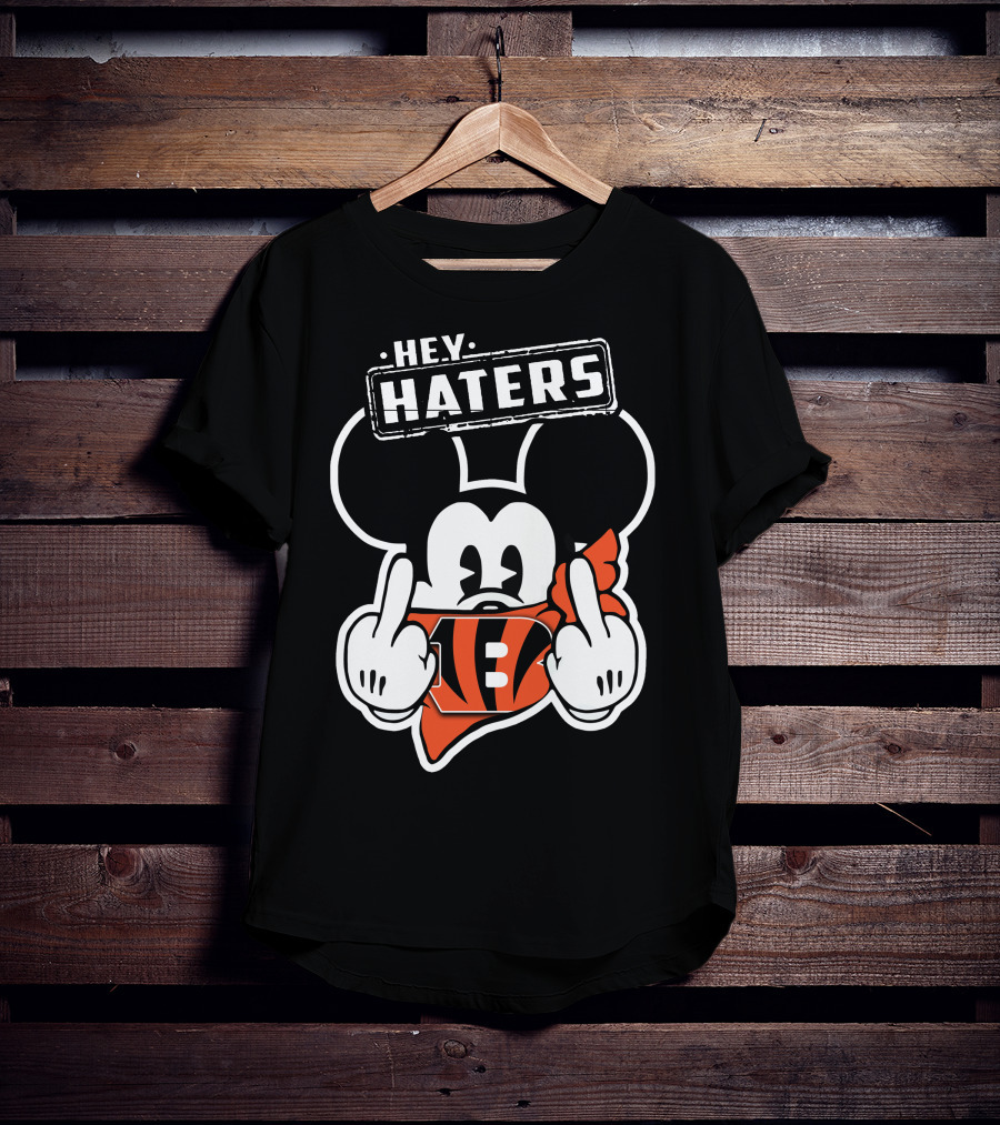 HEY HATERS Mick CINCINNATI BENGALS T-Shirt