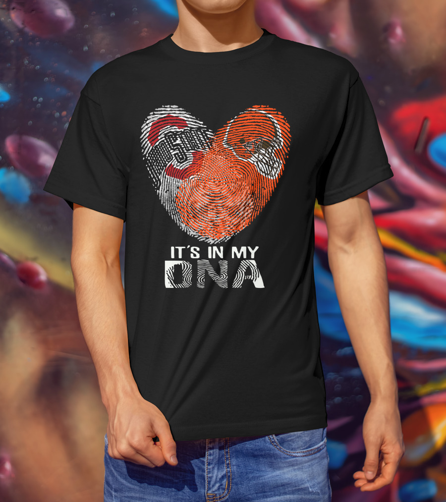 It's In My Dna Cleveland Browns Ohio State Buckeyes T-Shirt
