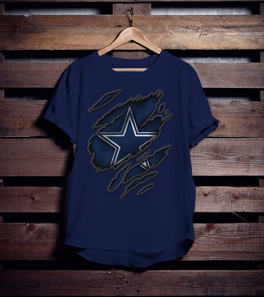 Torn Dallas Cowboys Star T-Shirt