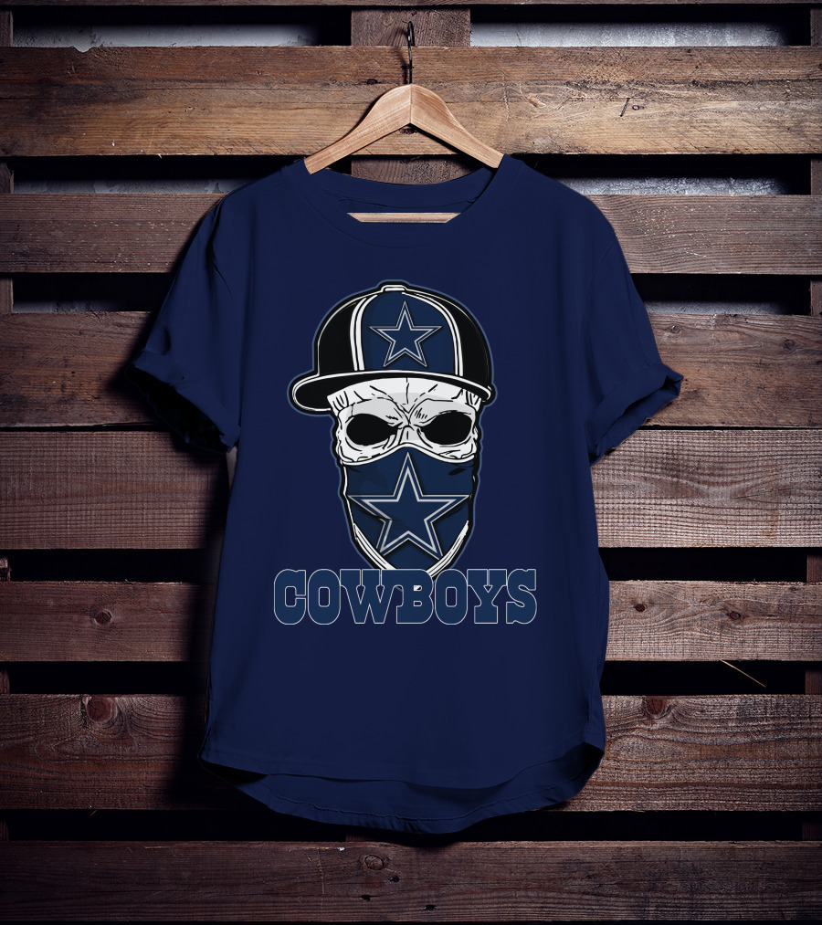 Cowboys Skull Star Hat T-Shirt