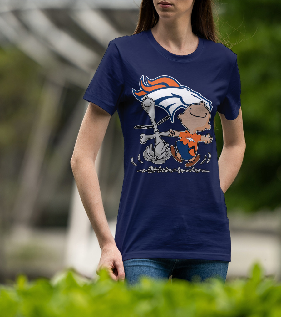 Denver Broncos Dancing Characters T-Shirt