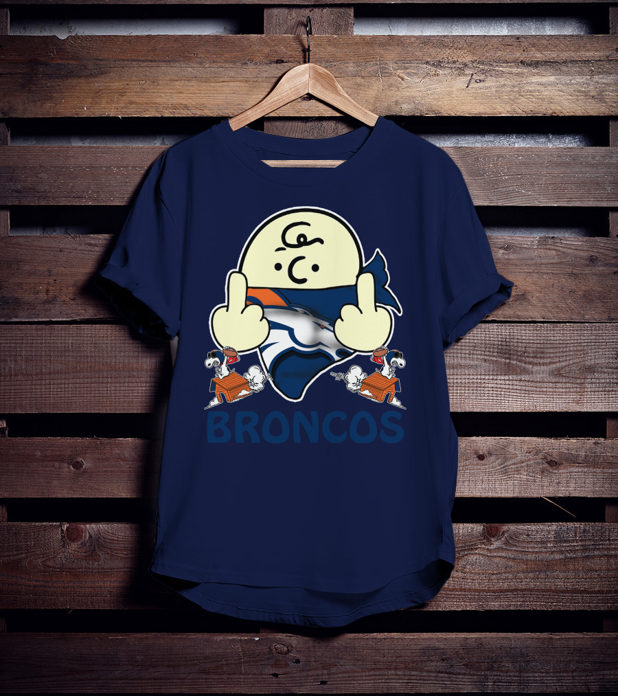Denver Broncos 28 Iconic Cartoon Characters And Football Team T-Shirt