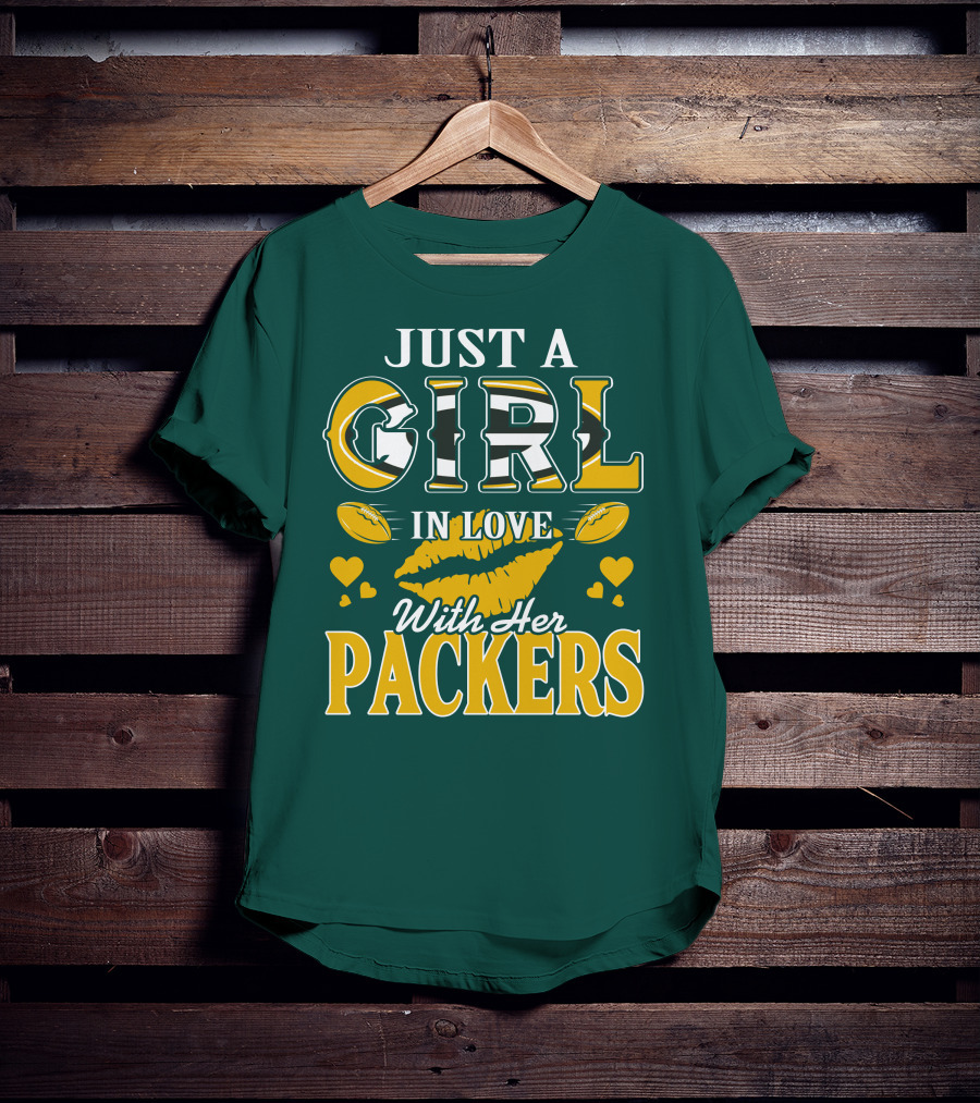 Just A Girl In Love With Her Packers T-Shirt