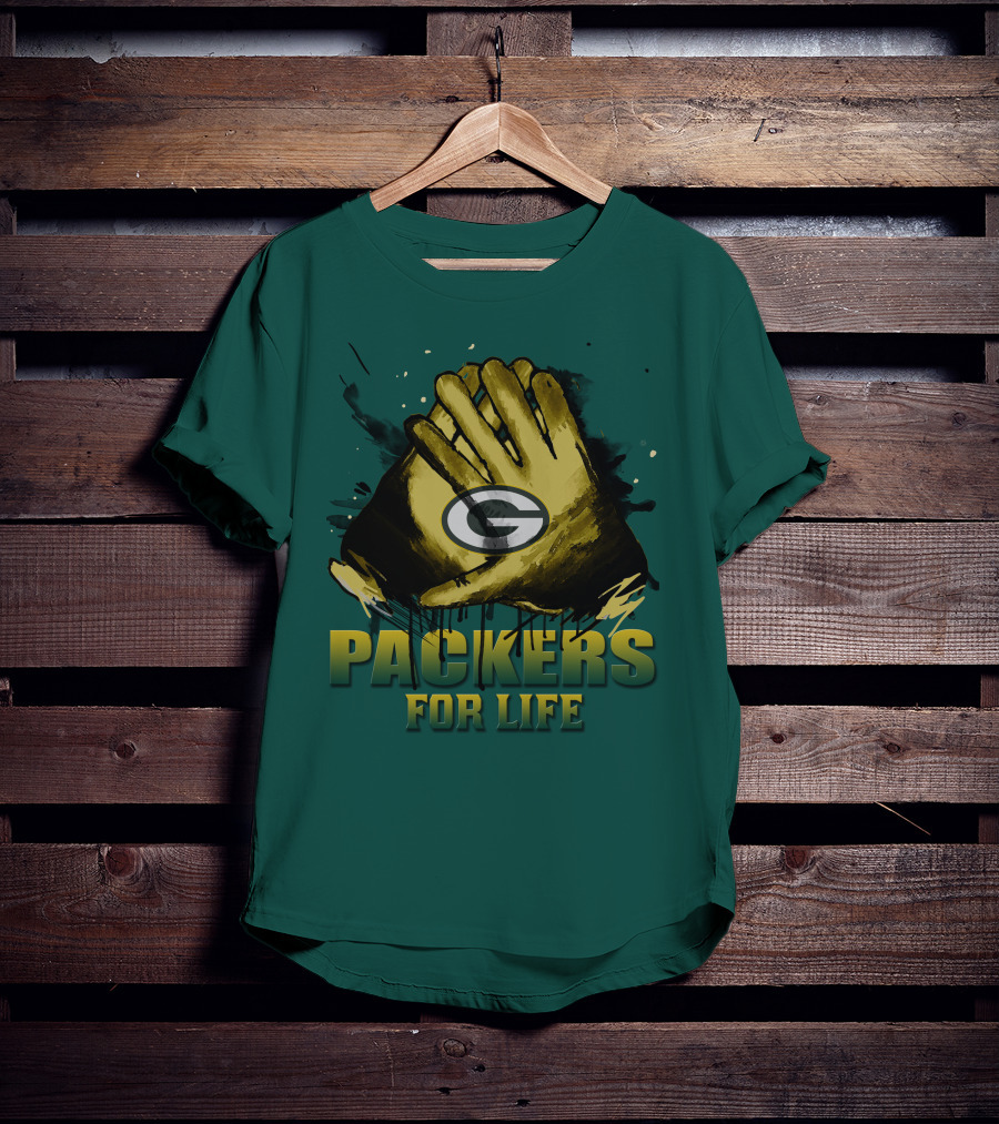 Packers For Life Green Bay Packers T-Shirt