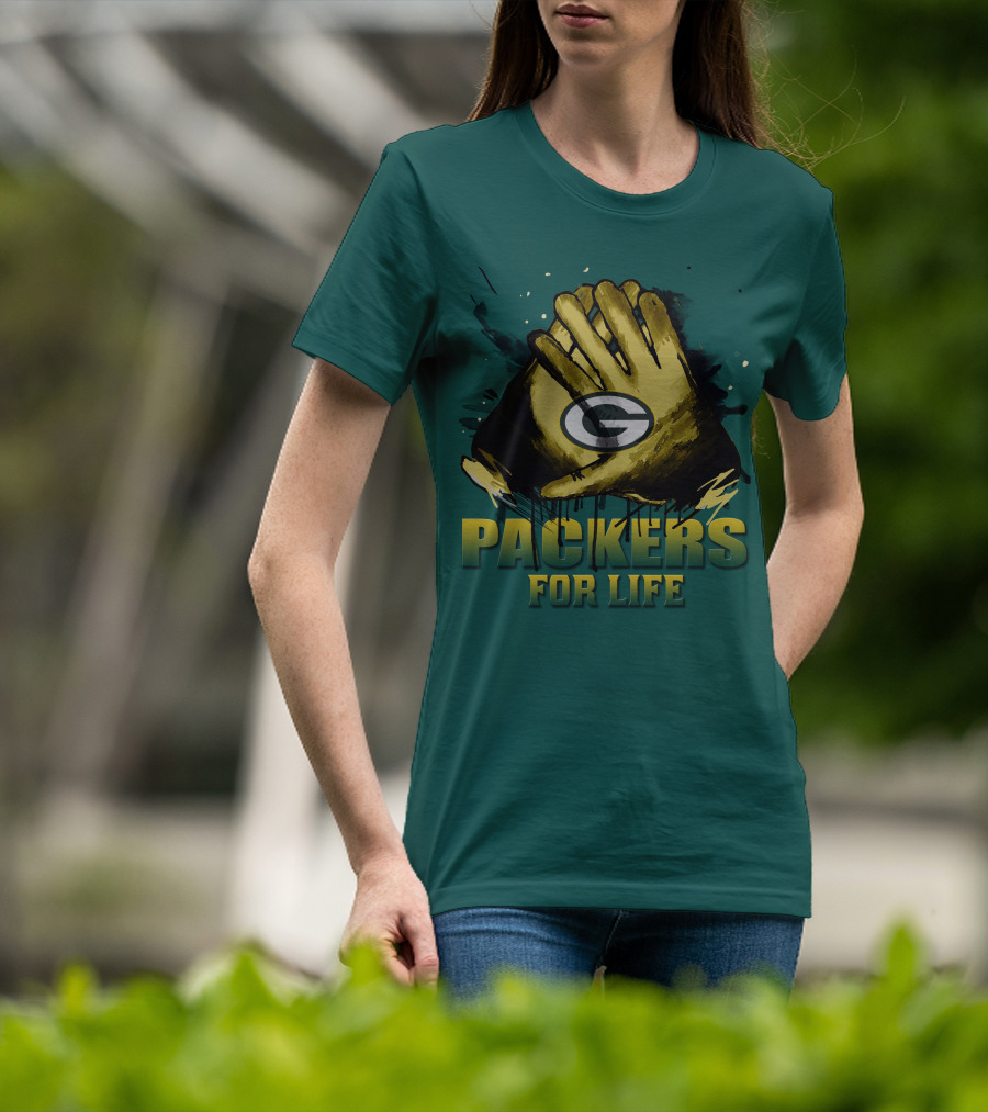 Packers For Life Green Bay Packers T-Shirt