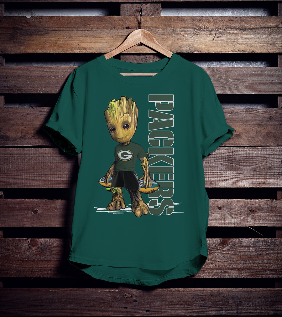 Groot Green Bay Packers Football Fan T-Shirt