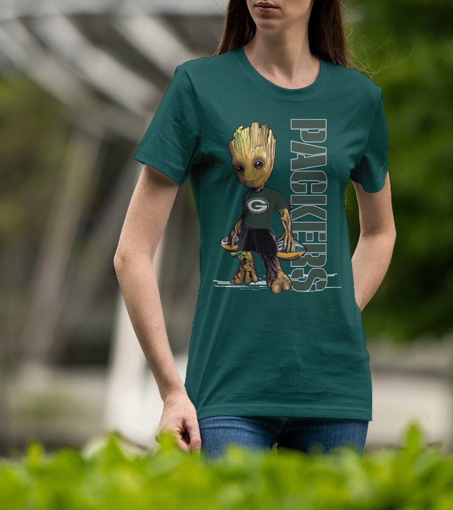 Groot Green Bay Packers Football Fan T-Shirt