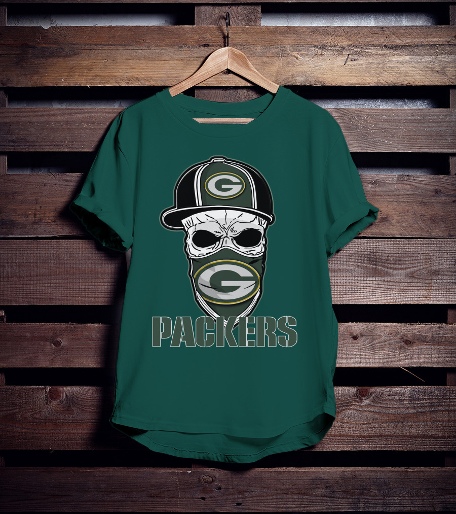 Packers Skull Hat Green Bay Packers T-Shirt