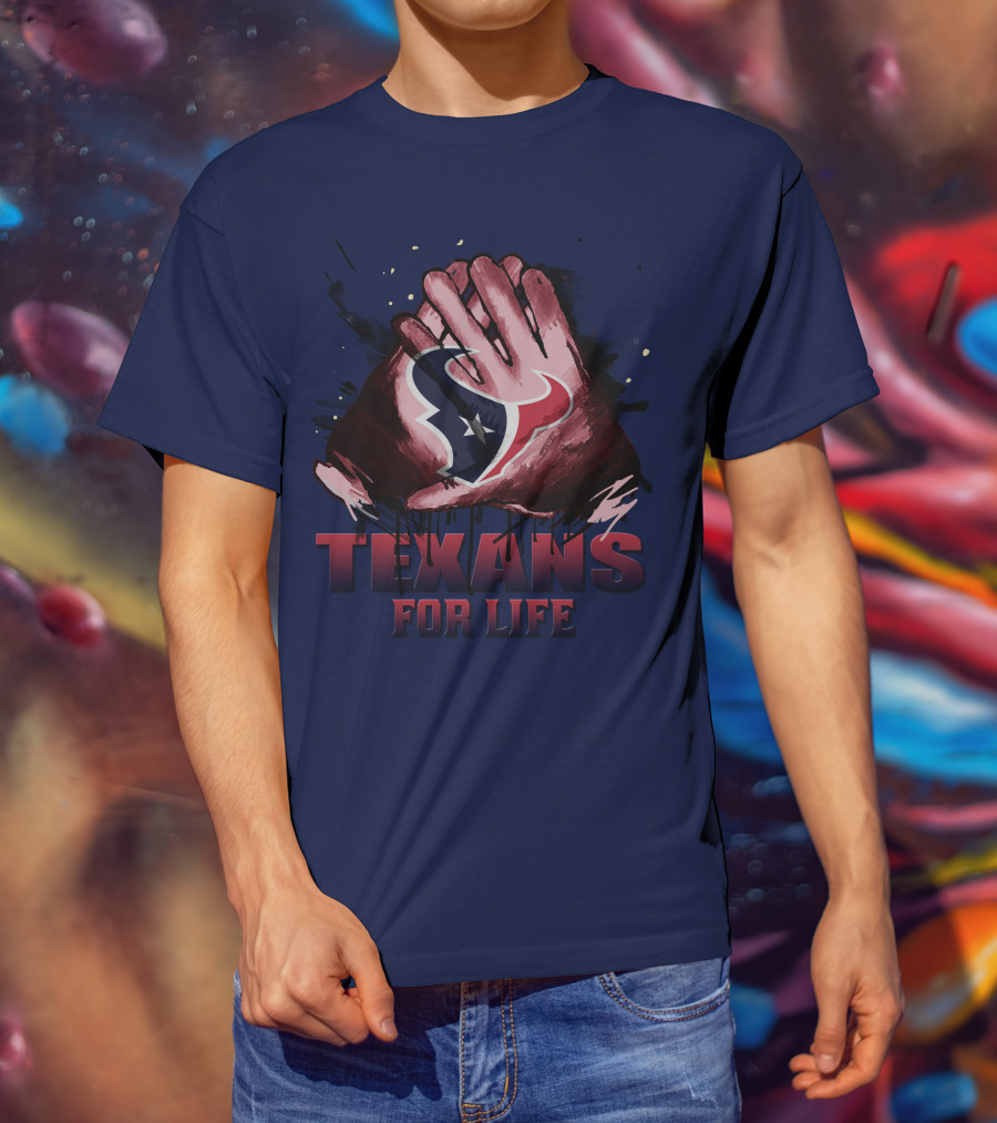 Texans For Life Houston 47 T-Shirt