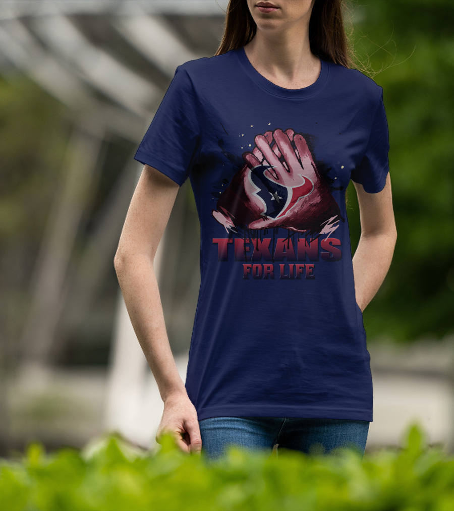 Texans For Life Houston 47 T-Shirt