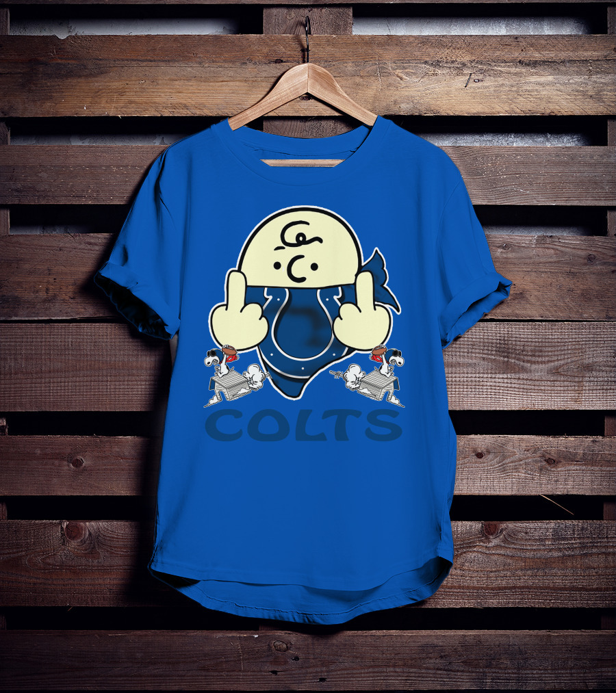Colts Charlie Brown And Snoopy Indianapolis T-Shirt