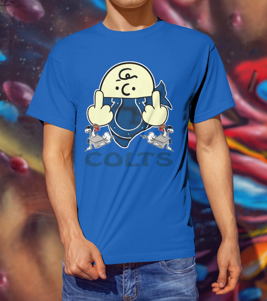 Colts Charlie Brown And Snoopy Indianapolis T-Shirt