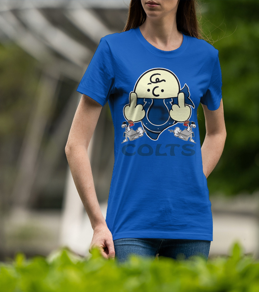 Colts Charlie Brown And Snoopy Indianapolis T-Shirt