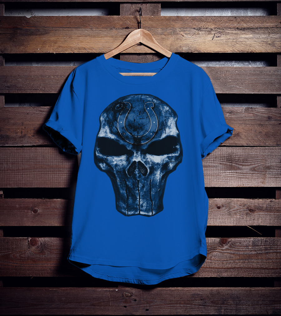 Skull Indianapolis Colts T-Shirt