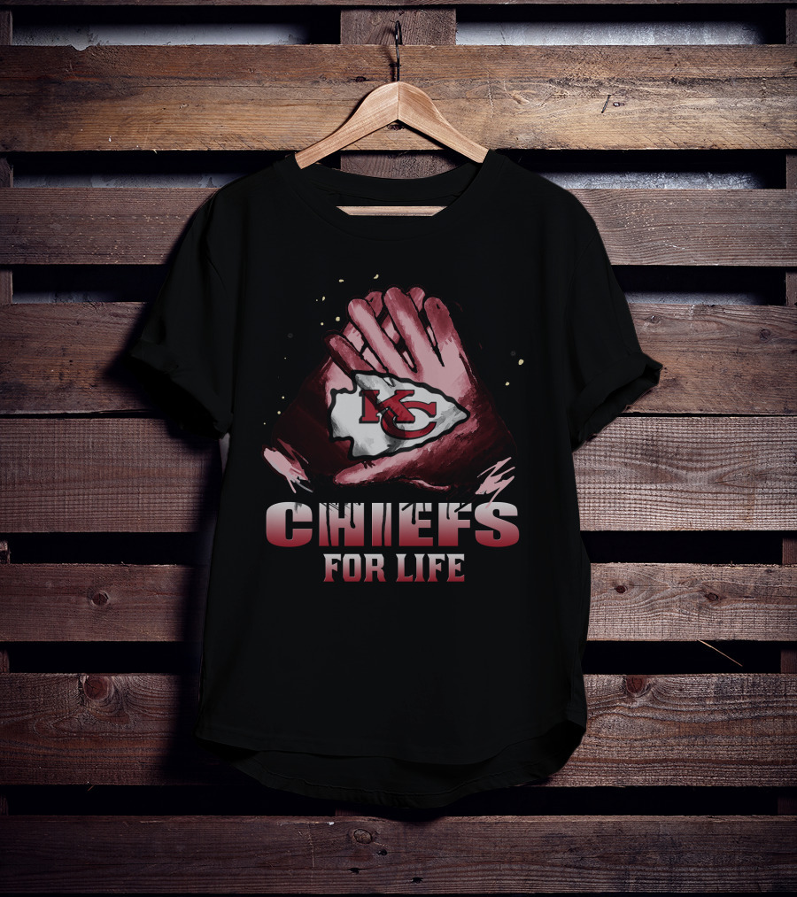 Kansas City Chiefs 15 Kc Logo Chiefs For Life T-Shirt