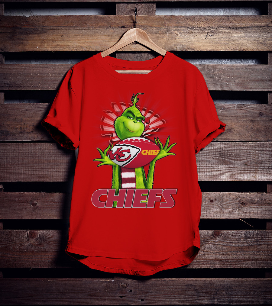 Grinch Chiefs Football KC T-Shirt