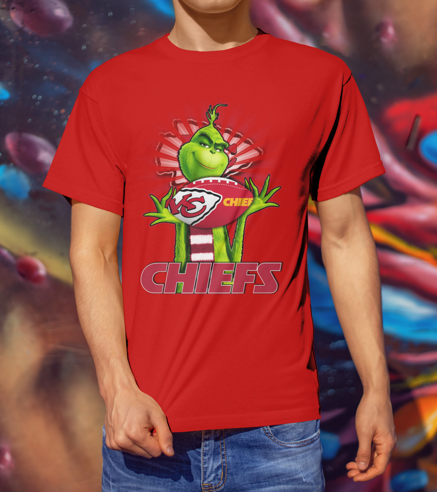 Grinch Chiefs Football KC T-Shirt