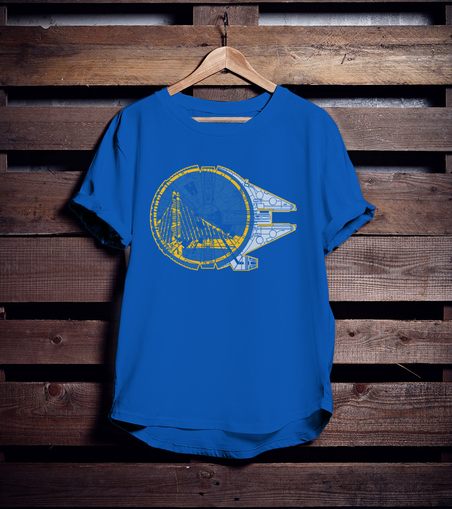 Golden State Warriors Millennium Falcon T-Shirt