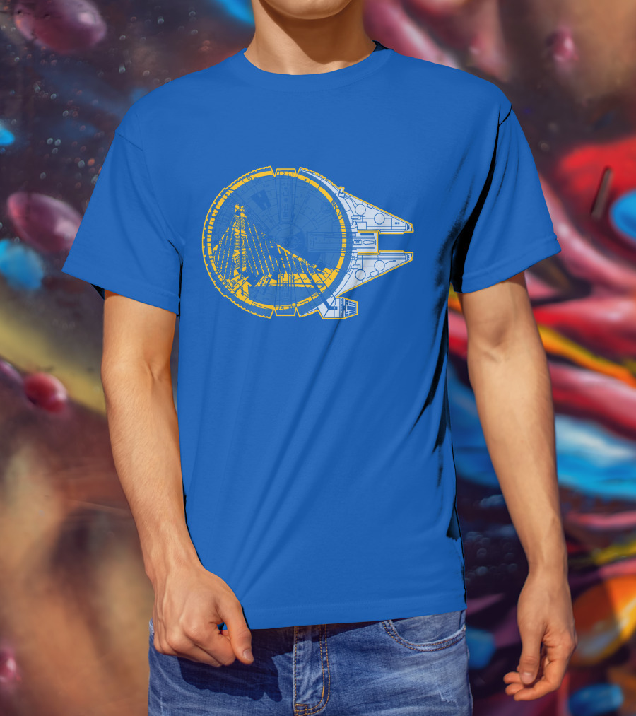 Golden State Warriors Millennium Falcon T-Shirt