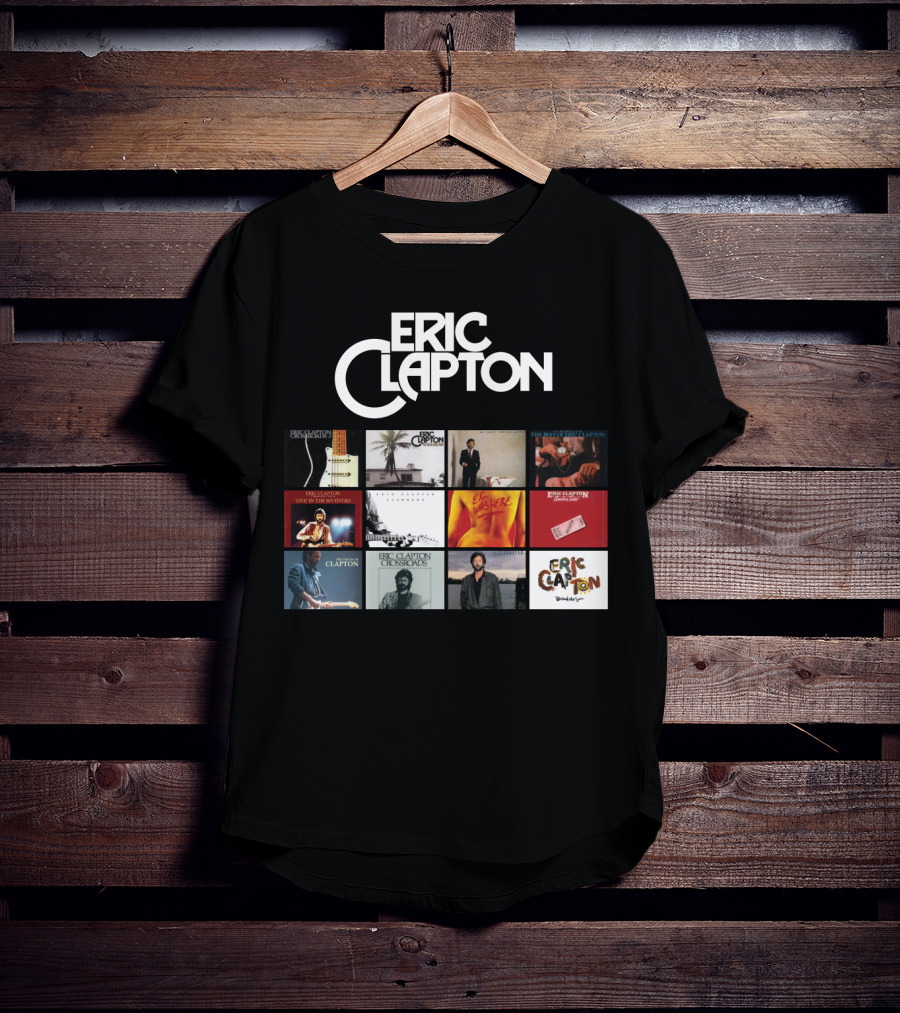 Eric Clapton Album Collection Essentials T-Shirt