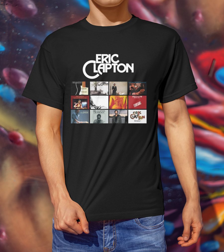 Eric Clapton Album Collection Essentials T-Shirt