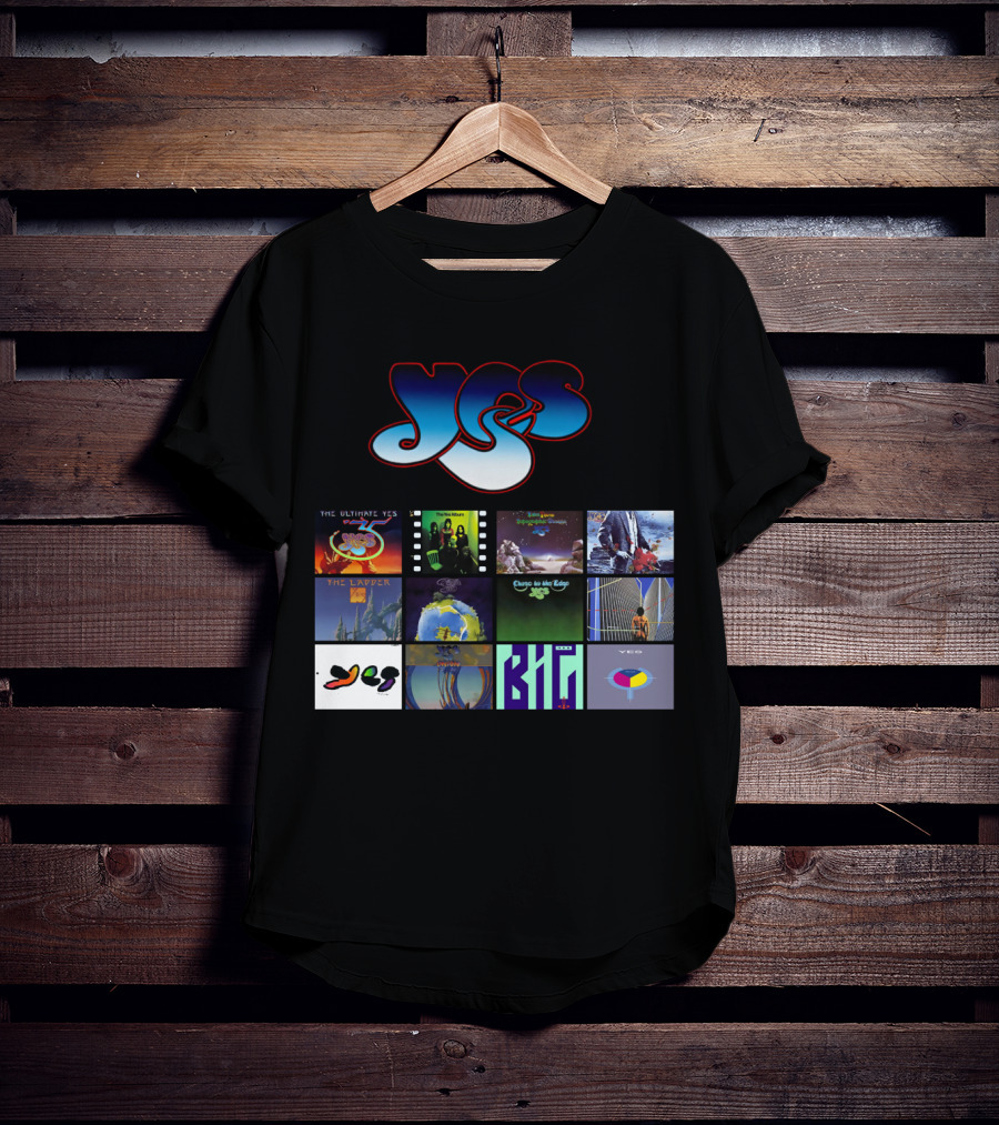 Yes Band Album Collection Highlights Classic Covers And Iconic T-Shirt
