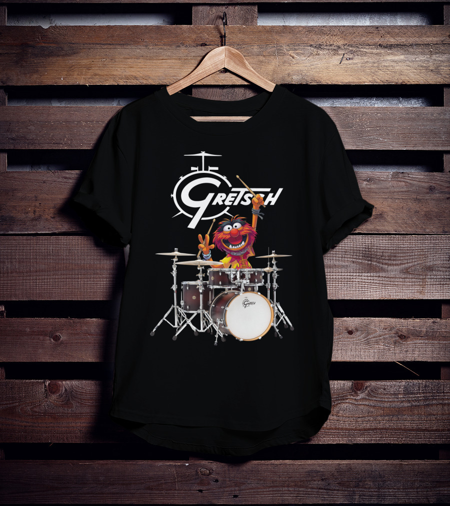 The Muppet Show Animal With Gretsch Drums T-Shirt