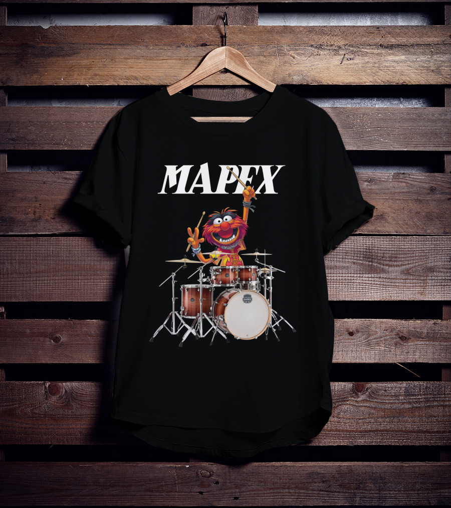 The Muppet Show Animal With Mapex Drums T-Shirt